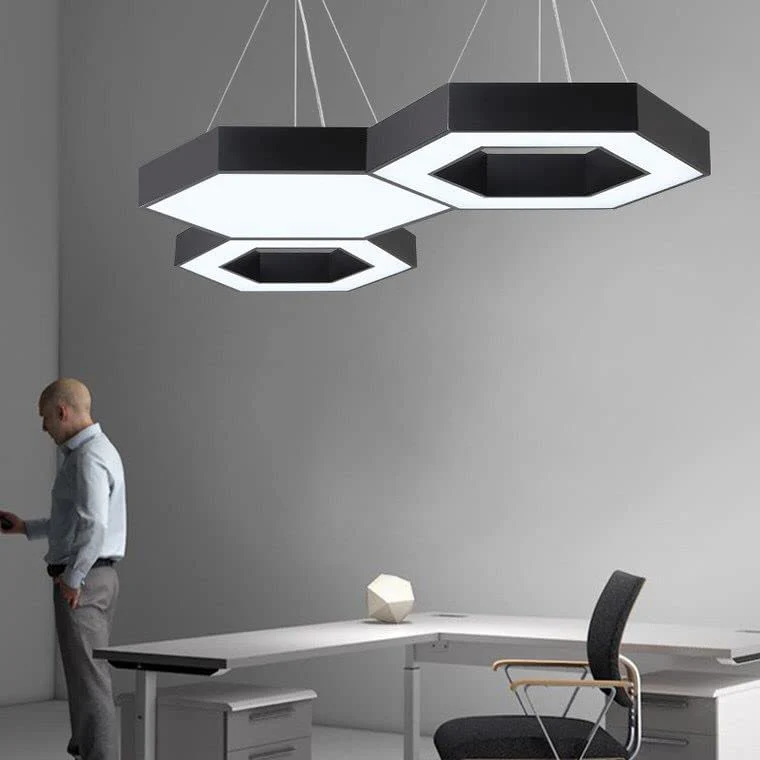 Hexagonal Led Pendant Hanging Light
